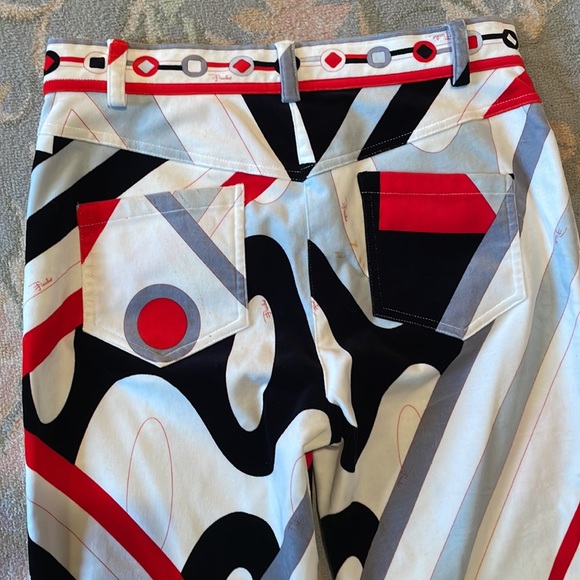 EMILIO PUCCI Velvet Pants - 28” Waist 41” Long 29” Inseam - Picture 3 of 9